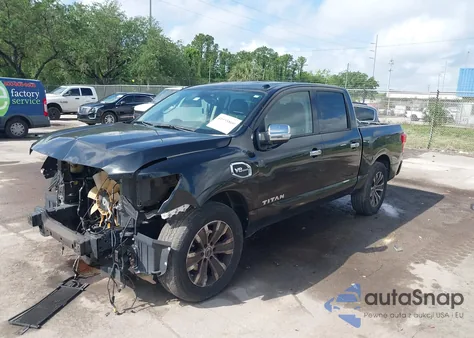 2017 Nissan Titan Sl from USA, damaged, VIN 1N6AA1E61HN534866